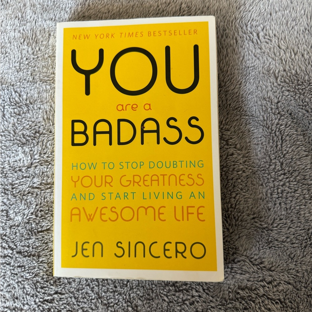 Chronicle Books Yellow 'You Are a Badass' Book